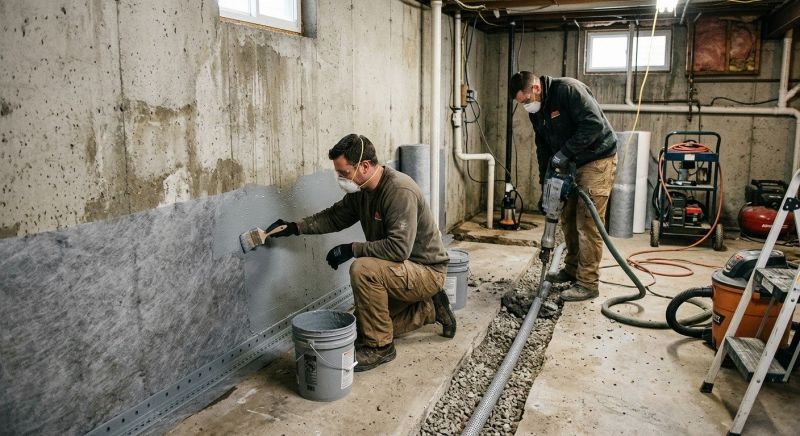 Wet Basement Solutions in Grand Rapids, MI